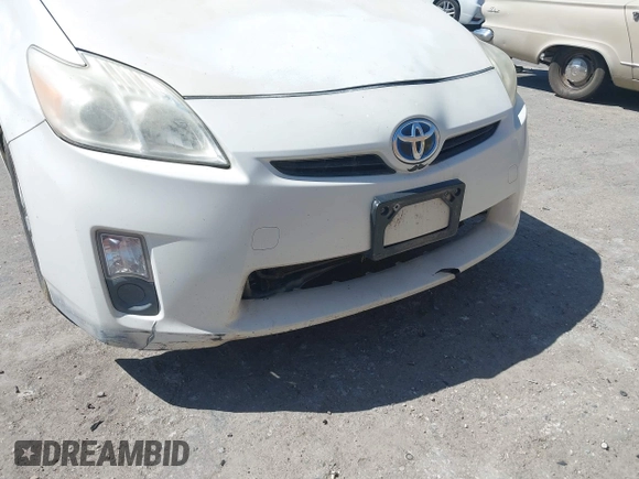 2010 Toyota Prius II with VIN JTDKN3DU7A0036990, listed as a IAAI auction lot 41974602 with 191,348 mi miles. Bid and sale history available at carsss.com. Image 6.