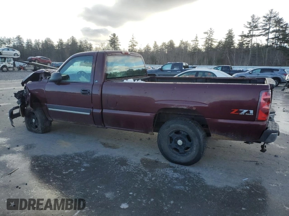2003 Chevrolet Silverado 1500 LS with VIN 1GCEK14T53Z258993, listed as a Copart auction lot 83234444 with Not Provided miles and Salvage Title. Bid and sale history available at DreamBid. Image 2.