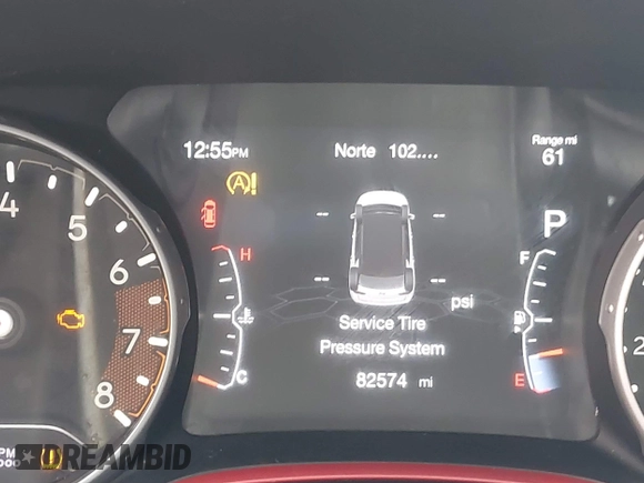 2019 Jeep Compass Trailhawk with VIN 3C4NJDDB0KT733175, listed as a IAAI auction lot 41724527 with 82,574 mi miles and . Bid and sale history available at carsss.com. Image 16.