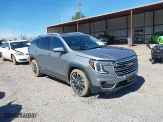 2023 GMC Terrain SLT with VIN 3GKALPEG0PL253752, listed as a IAAI auction lot 41728046 with 35,829 mi miles. Bid and sale history available at carsss.com. Image 1.