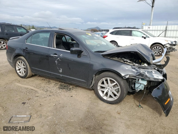 2011 Ford Fusion SEL with VIN 3FAHP0CG8BR158702, listed as a Copart auction lot 47886945 with 100,565 mi miles and Salvage Title. Bid and sale history available at carsss.com. Image 4.