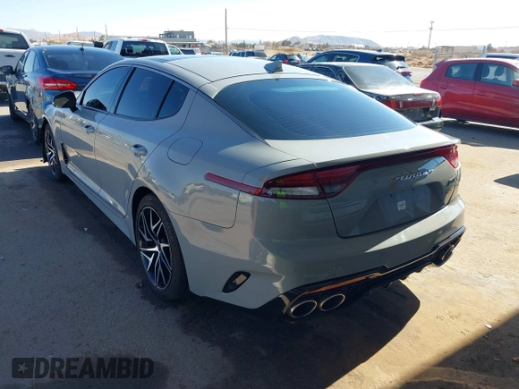2022 Kia Stinger GT-Line with VIN KNAE35LD2N6101177, listed as a IAAI auction lot 41305406 with 60,196 mi miles. Bid and sale history available at carsss.com. Image 3.