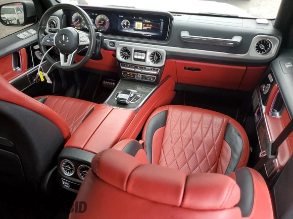 2021 Mercedes-Benz G 550 with VIN W1NYC6BJ8MX372419, listed as a Copart auction lot 55949184 with 43,820 mi miles and Salvage Title. Bid and sale history available at DreamBid. Image 8.
