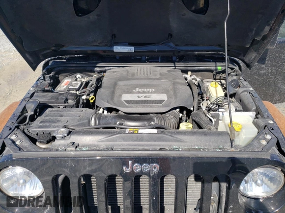 2016 Jeep Wrangler Unlimited Rubicon Hard Rock with VIN 1C4BJWFG9GL209484, listed as a Copart auction lot 87815475 with 85,729 mi miles and Salvage Title. Bid and sale history available at carsss.com. Image 12.