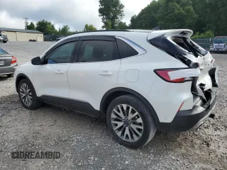 2020 Ford Escape Titanium with VIN 1FMCU9J91LUC38161, listed as a Copart auction lot 64293535 with 48,682 mi miles and Salvage title. Bid and sale history available at DreamBid. Image 2.