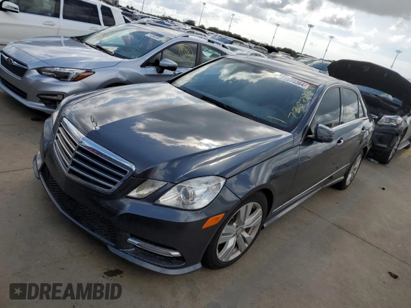 2013 Mercedes-Benz E-Class E 350 Luxury BlueTEC with VIN WDDHF2EB2DA734054, listed as a Copart auction lot 73878364 with 0 mi miles and Non Repairable. Bid and sale history available at carsss.com. Image 1.