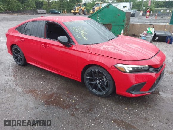 2022 Honda Civic Sport z VIN 2HGFE2F51NH605045, wystawiony jako IAAI lot #42352645 z przebiegiem 28 151 mil mil oraz . Historia ofert i sprzedaży dostępna na DreamBid. Obrazek 1.