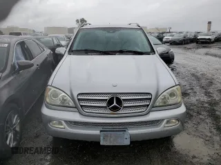 2005 Mercedes-Benz M-Class 3.7L with VIN 4JGAB57E25A518203, listed as a Copart auction lot 43135394 with 202,773 mi miles and Salvage Title. Bid and sale history available at carsss.com. Image 5.