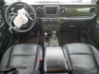 2021 Jeep Wrangler Unlimited Willys with VIN 1C4HJXDG2MW563201, listed as a Copart auction lot 50156305 with 33,372 mi miles and Salvage title. Bid and sale history available at DreamBid. Image 8.