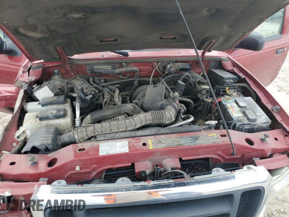2004 Ford Ranger XL Fleet with VIN 1FTYR44U44PB51059, listed as a Copart auction lot 53529585 with 133,193 mi miles and Salvage Title. Bid and sale history available at DreamBid. Image 13.