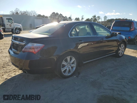 2011 Acura RL Technology with VIN JH4KB2F60BC000509, listed as a Copart auction lot 86744244 with 83,289 mi miles and Salvage Title. Bid and sale history available at DreamBid. Image 3.