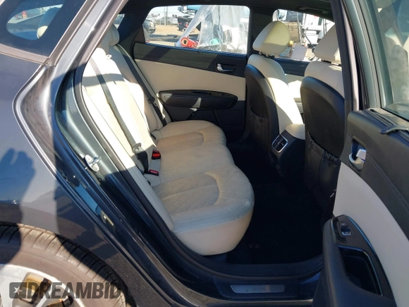 2016 Kia Optima SXL Turbo with VIN 5XXGV4L2XGG051938, listed as a IAAI auction lot 41400484 with 114,722 mi miles. Bid and sale history available at carsss.com. Image 8.