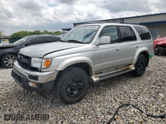 2001 Toyota 4Runner SR5 z VIN JT3HN86R010358701, wystawiony jako Copart lot #56416485 z przebiegiem 252 068 mil mil oraz Czysty tytuł • Clean title. Historia ofert i sprzedaży dostępna na DreamBid. Obrazek 1.