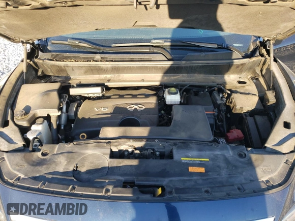 2017 Infiniti QX60 with VIN 5N1DL0MN6HC522376, listed as a Copart auction lot 50036735 with 106,318 mi miles and Salvage Title. Bid and sale history available at carsss.com. Image 12.