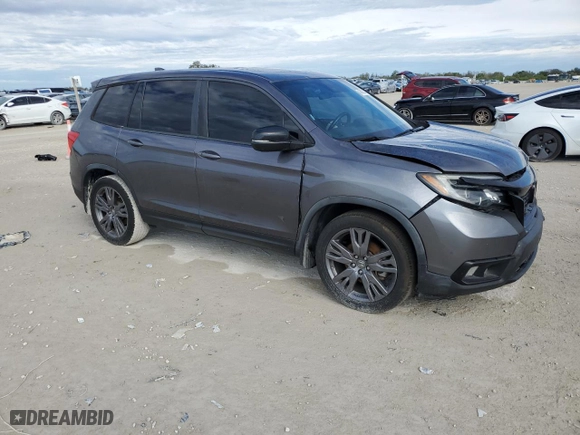 2020 Honda Passport EX-L with VIN 5FNYF7H52LB002526, listed as a Copart auction lot 46485335 with 51,021 mi miles and Non Repairable. Bid and sale history available at carsss.com. Image 4.