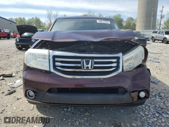 2013 Honda Pilot EX-L with VIN 5FNYF4H50DB034990, listed as a Copart auction lot 56012355 with 242,602 mi miles and Clean Title. Bid and sale history available at DreamBid. Image 5.