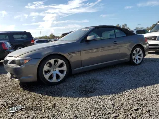2006 BMW 6 Series 650Ci with VIN WBAEK13426CN79338, listed as a Copart auction lot 80125834 with 138,724 mi miles and Clean Title. Bid and sale history available at carsss.com. Image 1.