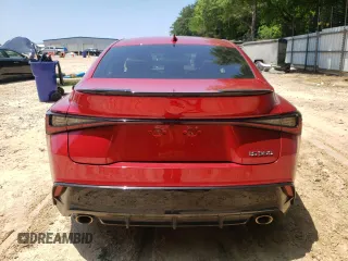 2025 Lexus IS 350 F Sport with VIN JTHBZ1B26S5084039, listed as a Copart auction lot 57502865 with 9,647 mi miles and Salvage title. Bid and sale history available at DreamBid. Image 6.