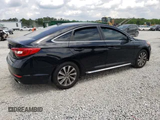 2015 Hyundai Sonata 2.4L Sport with VIN 5NPE34AF9FH061091, listed as a Copart auction lot 54510155 with 233,664 mi miles and Clean Title. Bid and sale history available at carsss.com. Image 3.