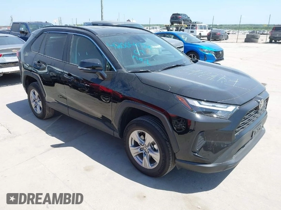 2025 Toyota RAV4 XLE with VIN 2T3W1RFV9SW373129, listed as a IAAI auction lot 42004132 with 5,935 mi miles. Bid and sale history available at carsss.com. Image 1.