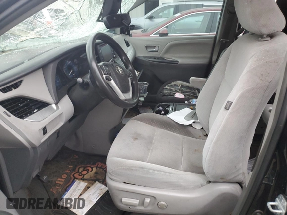 2018 Toyota Sienna LE Auto Access Seat with VIN 5TDKZ3DC1JS914700, listed as a Copart auction lot 85239834 with 107,426 mi miles and Salvage title. Bid and sale history available at DreamBid. Image 7.
