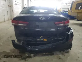 2019 Kia Optima EX with VIN 5XXGU4L11KG344615, listed as a Copart auction lot 51901885 with 141,453 mi miles and Salvage Title. Bid and sale history available at carsss.com. Image 6.