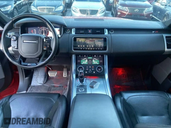 2019 Land Rover Range Rover Sport SVR with VIN SALWZ2SE0KA850XXX, listed as a Copart auction lot 48609505 with 67,838 mi miles and Clean Title. Bid and sale history available at DreamBid. Image 9.