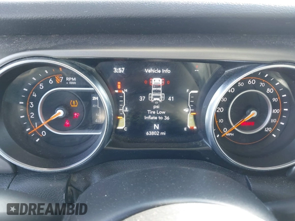 2020 Jeep Wrangler Willys с VIN 1C4GJXAG4LW164787, выставлен на аукционе IAAI как лот 41719754 с пробегом 63 802 миль миль и . История ставок и продаж доступна на DreamBid. Изображение 7.