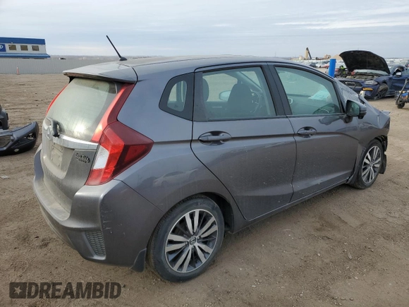 2015 Honda Fit EX-L with VIN 3HGGK5H80FM727081, listed as a Copart auction lot 44983845 with 57,556 mi miles and Clean Title. Bid and sale history available at DreamBid. Image 3.