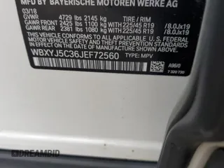 2018 BMW X2 xDrive28i z VIN WBXYJ5C36JEF72560, wystawiony jako Copart lot #56756415 z przebiegiem 59 931 mil mil oraz Szkody całkowita. Historia ofert i sprzedaży dostępna na DreamBid. Obrazek 12.