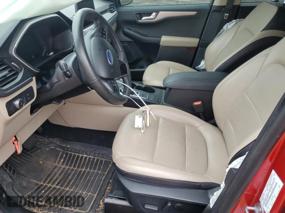 2020 Ford Escape SEL with VIN 1FMCU0H68LUA99184, listed as a Copart auction lot 57451135 with 43,123 mi miles and Salvage title. Bid and sale history available at DreamBid. Image 7.
