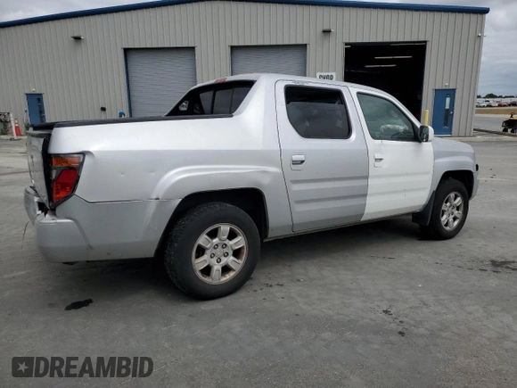 2006 Honda Ridgeline RTL with VIN 2HJYK16566H520340, listed as a Copart auction lot 54568505 with 168,187 mi miles and Salvage Title. Bid and sale history available at carsss.com. Image 3.