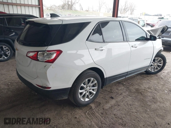 2019 Chevrolet Equinox LS with VIN 2GNAXHEV2K6160675, listed as a IAAI auction lot 41937093 with 62,966 mi miles and . Bid and sale history available at carsss.com. Image 4.