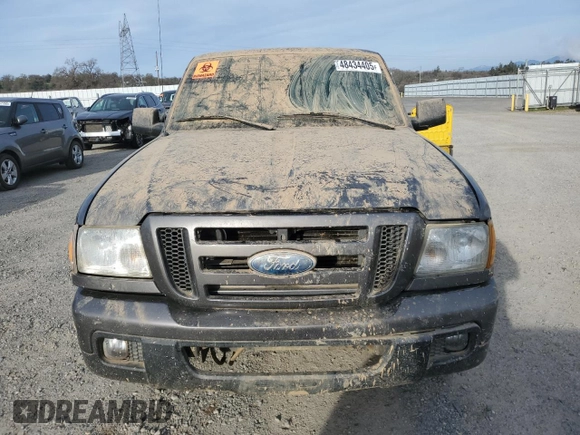 2007 Ford Ranger STX with VIN 1FTYR44U67PA49461, listed as a Copart auction lot 48434405 with Not Provided miles and Salvage Title. Bid and sale history available at carsss.com. Image 5.