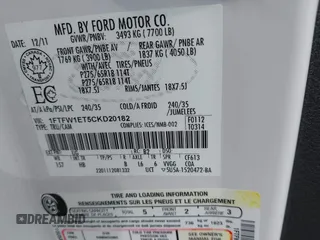 2012 Ford F-150 XL с VIN 1FTFW1ET5CKD20182, выставлен на аукционе IAAI как лот 42394366 с пробегом 267 467 миль миль и . История ставок и продаж доступна на DreamBid. Изображение 9.