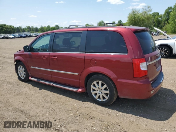 2016 Chrysler Town & Country Touring with VIN 2C4RC1BG9GR188046, listed as a Copart auction lot 64872494 with 84,645 mi miles and Salvage Title. Bid and sale history available at DreamBid. Image 2.