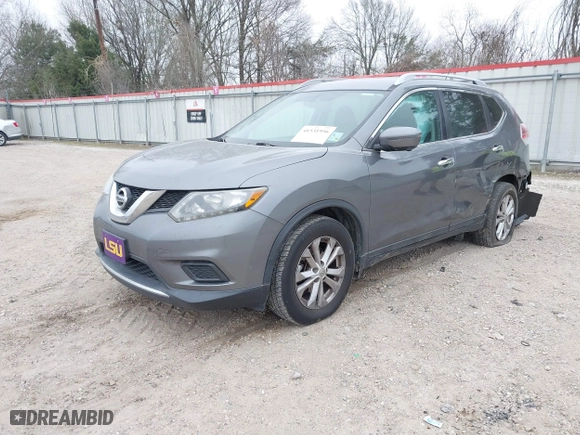 2016 Nissan Rogue SV with VIN 5N1AT2MT5GC889832, listed as a IAAI auction lot 41531956 with 127,258 mi miles. Bid and sale history available at carsss.com. Image 17.