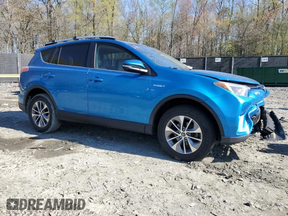2016 Toyota RAV4 Hybrid XLE with VIN JTMRJREV4GD003211, listed as a Copart auction lot 52111305 with 79,404 mi miles and Salvage Title. Bid and sale history available at carsss.com. Image 4.