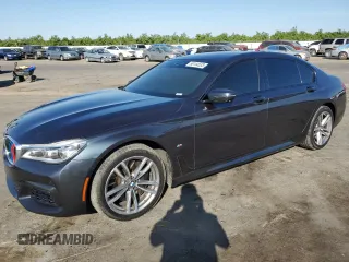 2016 BMW 7 Series 750i with VIN WBA7F0C57GGL99332, listed as a Copart auction lot 56144533 with 95,626 mi miles. Bid and sale history available at carsss.com. Image 1.