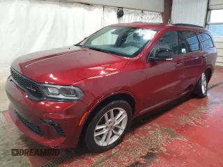 2023 Dodge Durango GT Plus z VIN 1C4RDJDG4PC571346, wystawiony jako Copart lot #56530805 z przebiegiem 56 097 mil mil oraz Czysty tytuł • Clean title. Historia ofert i sprzedaży dostępna na DreamBid. Obrazek 1.