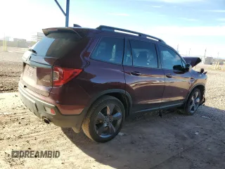 2021 Honda Passport Touring z VIN 5FNYF7H94MB008364, wystawiony jako Copart lot #45971775 z przebiegiem 23 583 mil mil oraz Szkoda całkowita • Salvage title. Historia ofert i sprzedaży dostępna na DreamBid. Obrazek 3.