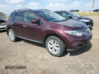 2014 Nissan Murano S with VIN JN8AZ1MW8EW502391, listed as a Copart auction lot 66810204 with 206,861 mi miles and Clean Title. Bid and sale history available at DreamBid. Image 4.