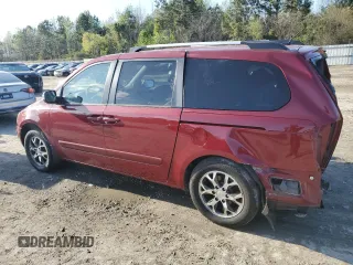 2014 Kia Sedona LX with VIN KNDMG4C71E6547005, listed as a Copart auction lot 51817335 with 224,244 mi miles and Salvage Title. Bid and sale history available at carsss.com. Image 2.