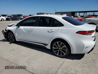 2022 Toyota Corolla SE with VIN JTDS4MCE0N3509989, listed as a Copart auction lot 49043335 with 7,670 mi miles and Salvage Title. Bid and sale history available at carsss.com. Image 2.