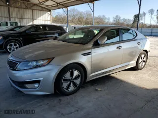 2013 Kia Optima Hybrid EX with VIN KNAGM4AD4D5043872, listed as a Copart auction lot 43169535 with 172,811 mi miles and Salvage Title. Bid and sale history available at carsss.com. Image 1.