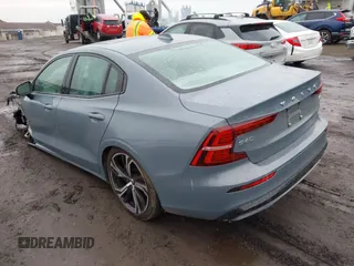 2024 Volvo S60 Plus Dark Theme with VIN 7JRL12TL5RG289457, listed as a IAAI auction lot 41657372 with 1,640 mi miles and . Bid and sale history available at DreamBid. Image 3.