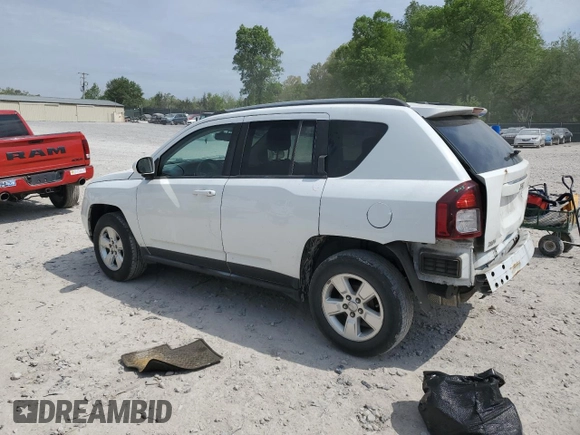 2016 Jeep Compass Latitude с VIN 1C4NJCEA4GD698184, выставлен на аукционе Copart как лот 53086985 с пробегом 129 643 миль миль и Списание • Salvage title. История ставок и продаж доступна на DreamBid. Изображение 2.