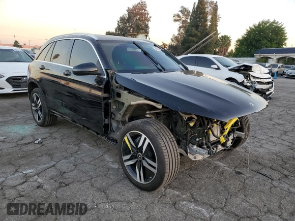 2020 Mercedes-Benz GLC with VIN WDC0G8DB7LF684501, listed as a Copart auction lot 68821512 with 0 mi miles. Bid and sale history available at carsss.com. Image 4.