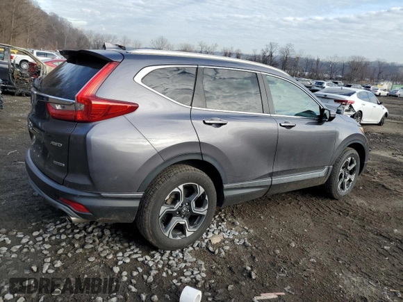2019 Honda CR-V Touring with VIN 7FARW2H9XKE016834, listed as a Copart auction lot 72822392 with 38,571 mi miles. Bid and sale history available at carsss.com. Image 3.