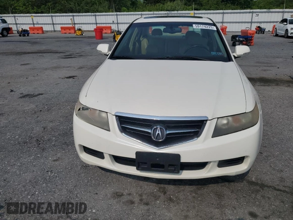 2005 Acura TSX with VIN JH4CL96975C035489, listed as a Copart auction lot 59174225 with 208,042 mi miles and Salvage title. Bid and sale history available at DreamBid. Image 5.